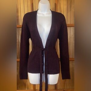 New York & Company Women's Cardigan - Rich Brown